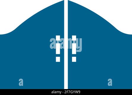 Gate icon logo flat design vector template illustration Stock Vector