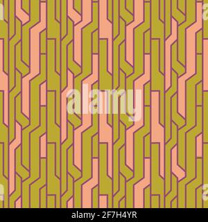 Geometric maze vector seamless pattern for wallpaper, textile , surface, fashion , background,tile, stationary, home decor, furnishing etc. Stock Vector