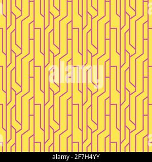 Geometric maze vector seamless pattern for wallpaper, textile , surface, fashion , background,tile, stationary, home decor, furnishing etc. Stock Vector