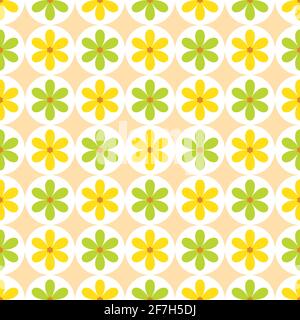 Floral vector seamless pattern for wallpaper, textile , surface, fashion , background,tile, stationary, home decor, furnishing etc. Stock Vector