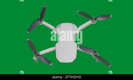 Small cheap green drone