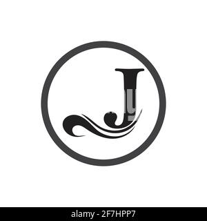 creative Letter J Logo Template  illustration  design Stock Vector