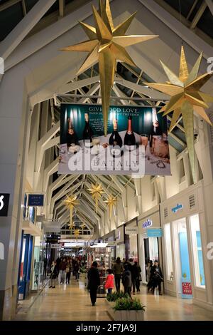Interior view of Prudential Center shopping mall.Boston.Massachusetts.USA  Stock Photo - Alamy
