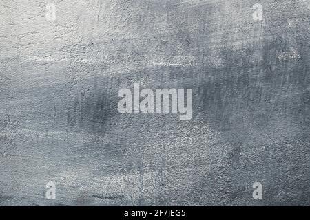 Gray concrete wall, shabby background, rough texture, dirty surface, grunge style, architectural urban design. Stock Photo