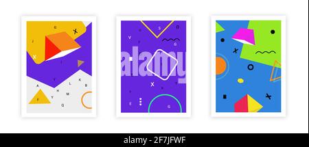 vector illustration. A minimalistic hipster colored frame design. Vector line gradient halftone. frame for text Modern Art graphics. design business Stock Vector