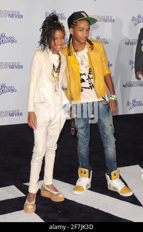 Justin Bieber and Jaden Smith wearing Louis Vuitton jean jackets