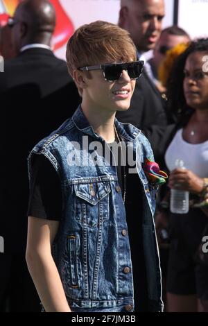 Justin Bieber at the BET Awards '11 held at the Shrine Auditorium on June 26, 2011 in Los Angeles, California. © MPI20 / MediaPunch Inc. / NortePhoto. Stock Photo