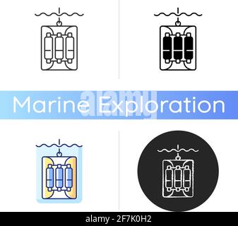 Water sampler icon Stock Vector