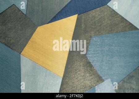 Geometric Seamless Pattern Background Wallpaper with Abstract Colorful Shapes Stock Photo