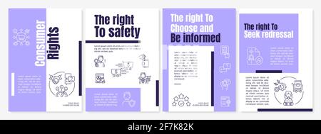 Consumer Rights Brochure Template Stock Vector Image & Art - Alamy