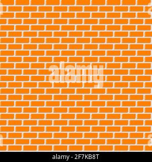 Simple brick wall seamless texture Stock Vector