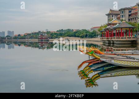 Jimei school village, a historic university village in Xiamen, China. Stock Photo