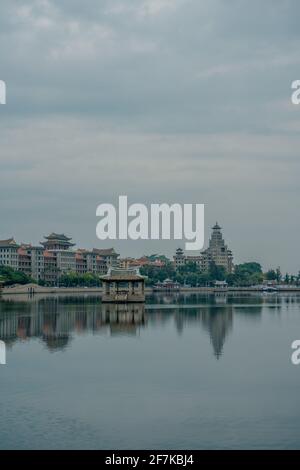 Jimei school village, a historic university village in Xiamen, China. Stock Photo