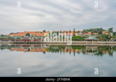 Jimei school village, a historic university village in Xiamen, China. Stock Photo