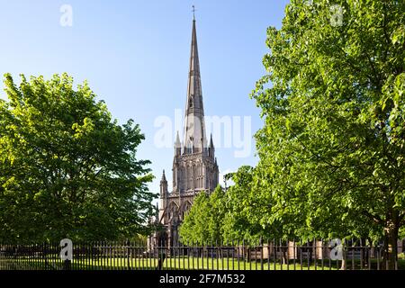 St Mary Redcliffe church, Bristol UK - famously described by Queen Elizabeth I as 'the fairest, goodliest, and most famous parish church in England'. Stock Photo