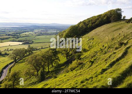 Frocester hill cotswold hills cotswolds hi res stock photography and