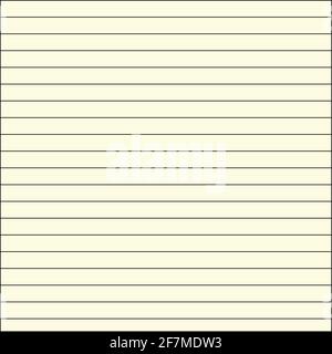 Old note book paper texture vector. Paper line background Stock Vector