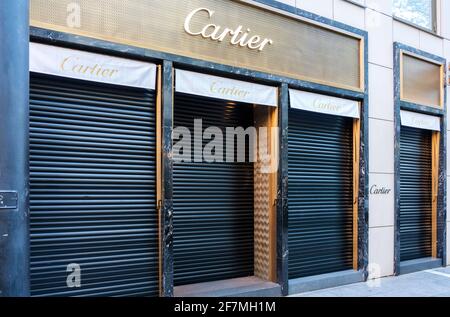 Exclusive Cartier jewellery store in Hamburg HAMBURG GERMANY