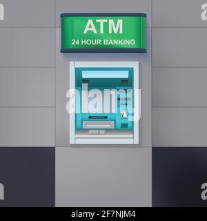 ATM machine Stock Vector