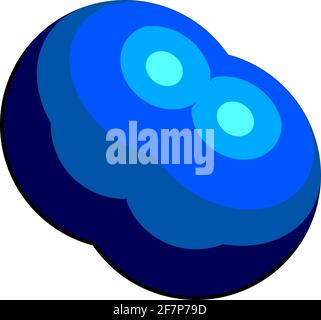 Elemental nitrogen (N2) molecule. Nitrogen gas is the main component of the Earth's atmosphere. 3D rendering. Atoms are represented as spheres with co Stock Vector