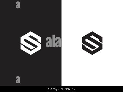 Initial Monogram Letter S M Logo Design Vector Template Stock Vector