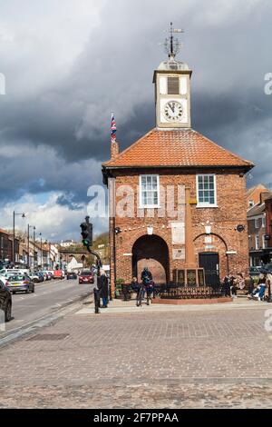 The Town Hall in High Street Yarm,England,UK Stock Photo