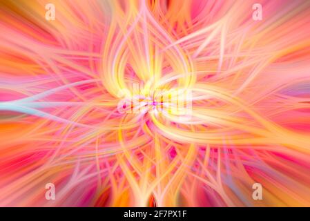 multicolored abstract swirl twisted background. desktop wallpaper modern art Stock Photo
