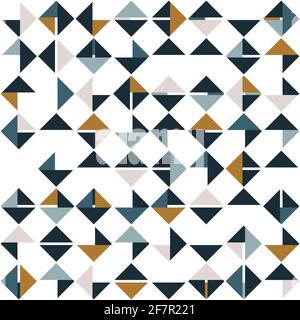 Abstract geometric pattern with rhombuses. Seamless vector background. Perfect for apparel, fabric, textile, decoration, wrapping paper stock illustra Stock Vector