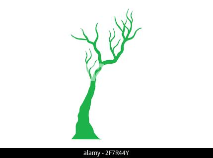 tree logo design vector illustration template Stock Vector