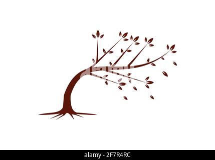tree logo design vector illustration template Stock Vector