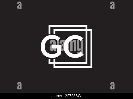 Initial GC Letter Creative Modern Business Typography Vector Template. Creative Letter GC Logo Vector Stock Vector