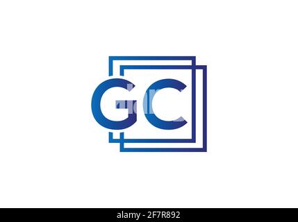 Initial GC Letter Creative Modern Business Typography Vector Template. Creative Letter GC Logo Vector Stock Vector