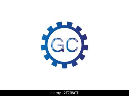 Initial GC Letter Creative Modern Business Typography Vector Template. Creative Letter GC Logo Vector Stock Vector