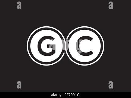 Initial GC Letter Creative Modern Business Typography Vector Template. Creative Letter GC Logo Vector Stock Vector