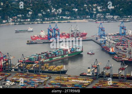 Der HHLA Container Terminal Altenwerder (CTA) ist eines der weltweit ...
