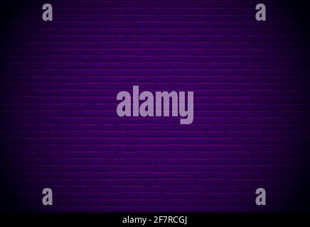 Black brick wall for background Stock Vector