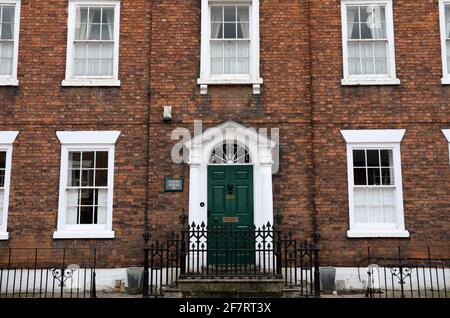 Georgian property called Welsh House at 83 Welsh Row in Nantwich Stock Photo