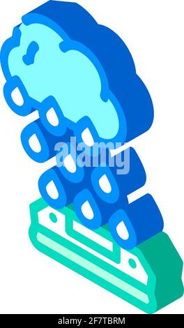 co2 sensor isometric icon vector illustration color Stock Vector Image ...