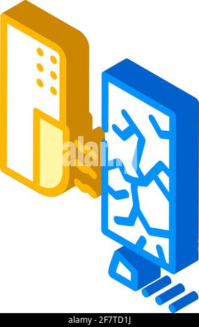 plant watering sensor isometric icon vector illustration Stock Vector ...