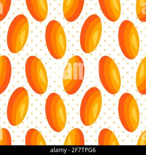 fish oil softgels seamless pattern vector illustration Stock Vector