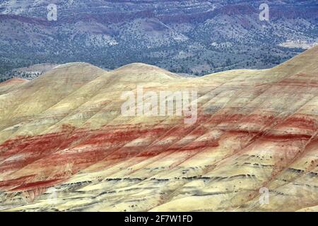 The Painted Hills, Oregon Stock Photo