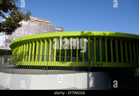 West Hollywood, California, USA 7th April 2021 A general view of atmosphere of Mutato Muzika recording studio at 8760 Sunset Blvd on April 7, 2021 in West Hollywood, California, USA. Photo by Barry King/Alamy Stock Photo Stock Photo
