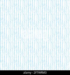 Seamless endless pattern of hand drawn lines of blue color for fabric sites Stock Vector