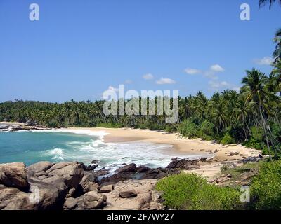 Unawatuna Beach Sri Lanka Stock Photo