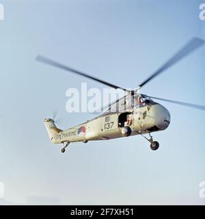 The Sikorsky HSS-1N (SH-34J, UH-34J) submarine booth control helicopter 134 (1963-1971). Stock Photo