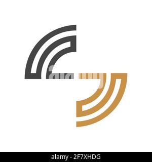 Initial SL letter logo vector template design. Creative abstract letter LS logo design. Linked letter LS logo design. Stock Vector