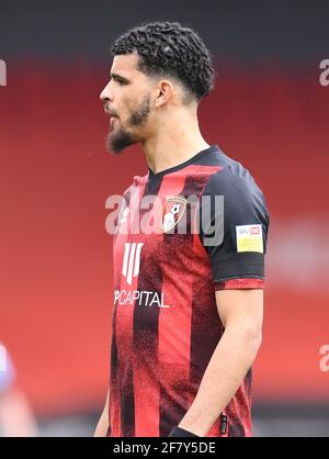 Vitality Stadium, Bournemouth, Dorset, UK. 10th Apr, 2021. English Football League Championship Football, Bournemouth Athletic versus Coventry City; Dominic Solanke of Bournemouth Credit: Action Plus Sports/Alamy Live News Stock Photo