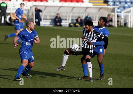 Timi Odusina of Hartlepool United during the Vanarama National