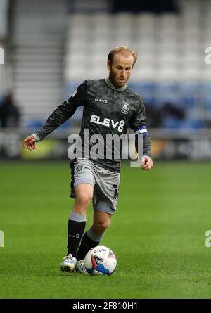 London, England, 10th April 2021. Barry Bannan of Sheffield Wednesday during the Sky Bet Championship match at Loftus Road Stadium, London. Picture credit should read: David Klein / Sportimage Stock Photo