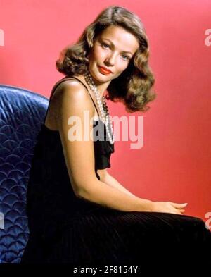 GENE TIERNEY (1920-1991) American stage and film actress about 1945 Stock Photo